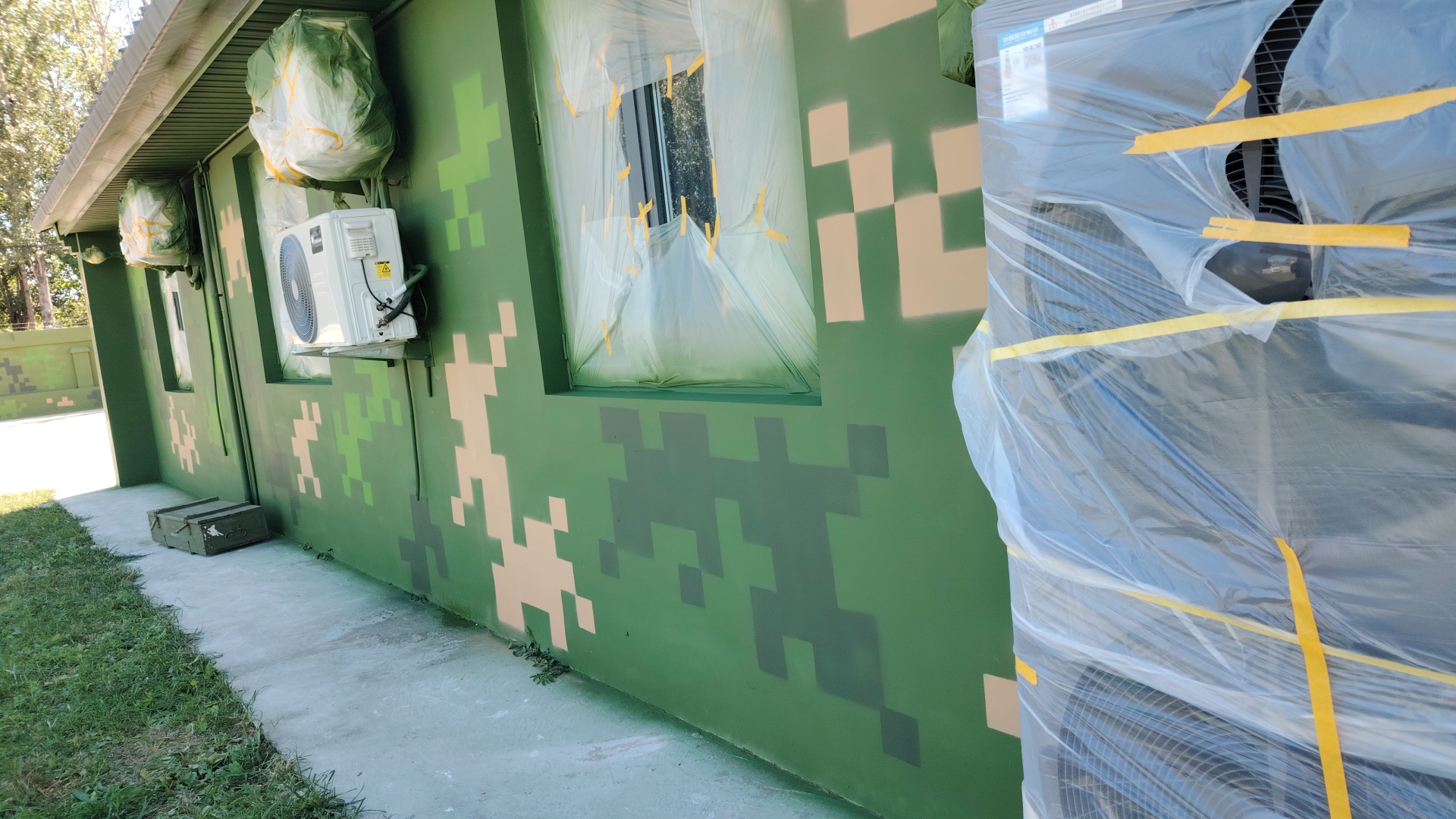 重庆外墙迷彩漆施工多少钱 伪装迷彩漆  